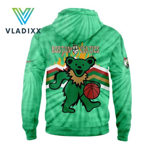 Boston Celtics Grateful Dead Night Green Hoodie Pants Cap