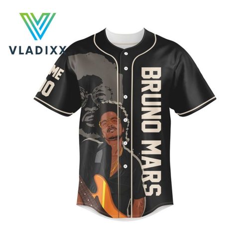 Bruno Mars Silk Sonic Custom Name Baseball Jersey