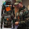 Coach Sam Pittman Arkansas Basketball Veteran Camo Hoodie