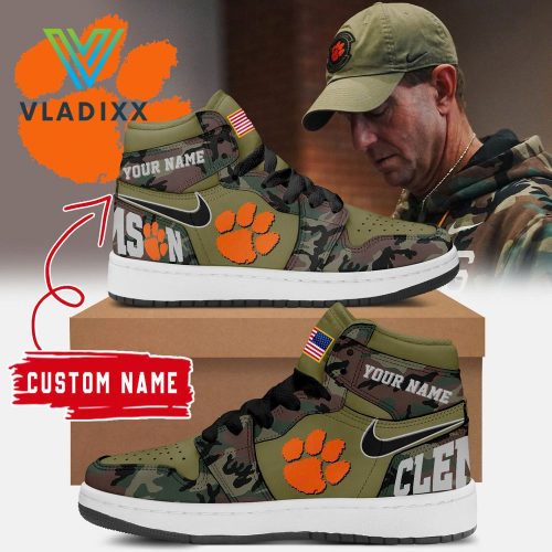 Clemson Tigers 2024 Military Appreciation Nike Air Jordan 1