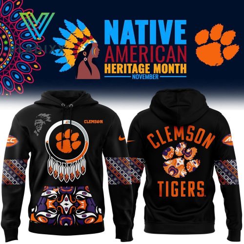 Clemson Tigers 2024 Native American Heritage Month Hoodie