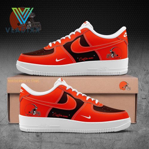 Cleveland Browns NFL Special Custom Name Nike Air Force 1