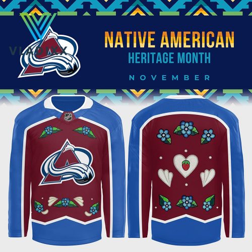 Colorado Avalanche 2024 Native American Heritage Month Hockey Jersey