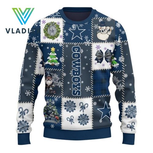 Dallas Cowboys NFL Christmas 2024 Ugly Sweater