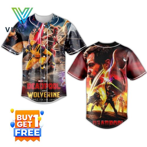 Deadpool And Wolverine Marvel Studios Baseball Jersey