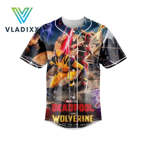 Deadpool And Wolverine Marvel Studios Baseball Jersey