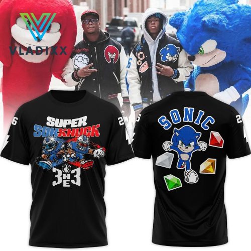 Detroit Lions Sonic and Knuckles Premium Shirt