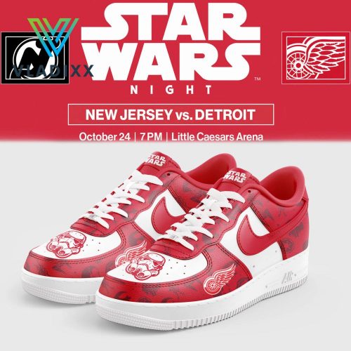 Detroit Red Wings x Star Wars 2024 Night Nike Air Force 1