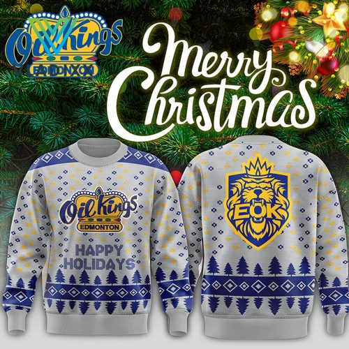 Edmonton Oil Kings Bardown Holiday Christmas Sweatshirt