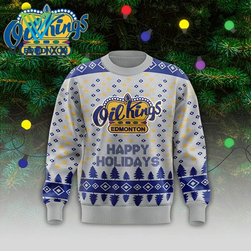 Edmonton Oil Kings Bardown Holiday Christmas Sweatshirt