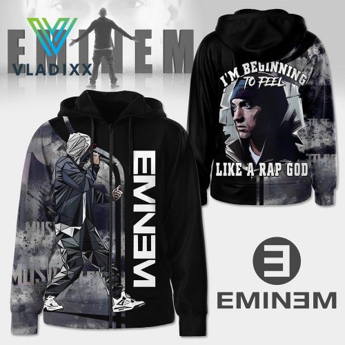 Eminem Like A Rap God Zip Hoodie