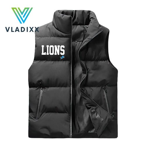 Eminem x Detroit Lions NFL Sleeveless Puffer Down Vest