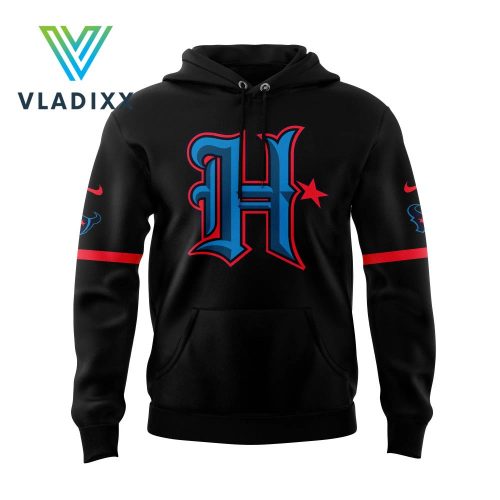 Houston Texans NFL Blue On Black Hoodie Pants Cap