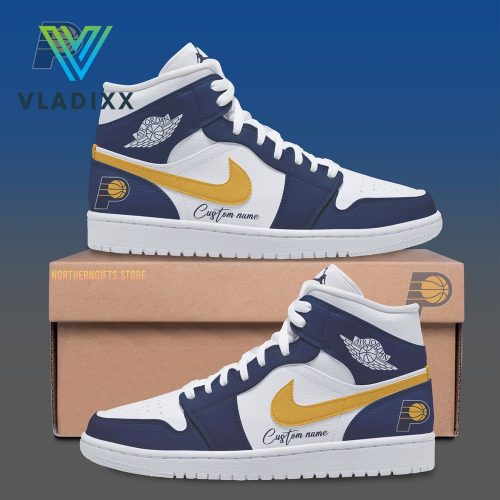 Indiana Pacers Custom Name For Fans Nike Jordan 1