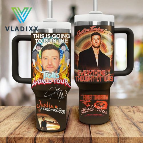 Justin Timberlake The Forget Tomorrow World Tour Stanley Tumbler