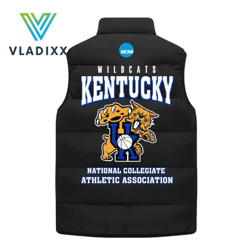 Kentucky Wildcats NCAA Football Sleeveless Puffer Down Vest