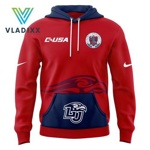 Liberty Football Nike Red Pullover Hoodie 2024