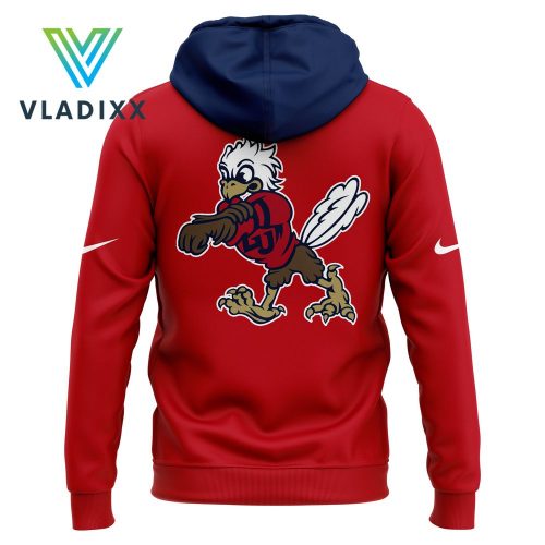 Liberty Football Nike Red Pullover Hoodie 2024