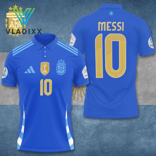 Lionel Messi x Argentina National Football Team Polo Shirt