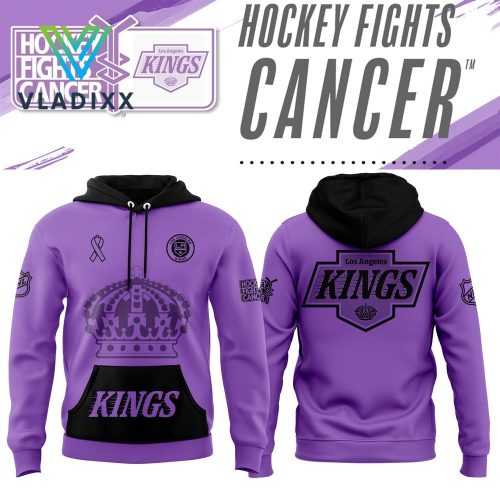 Los Angeles Kings 2024 Hockey Fights Cancer Hoodie