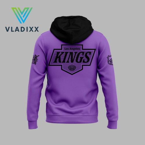 Los Angeles Kings 2024 Hockey Fights Cancer Hoodie