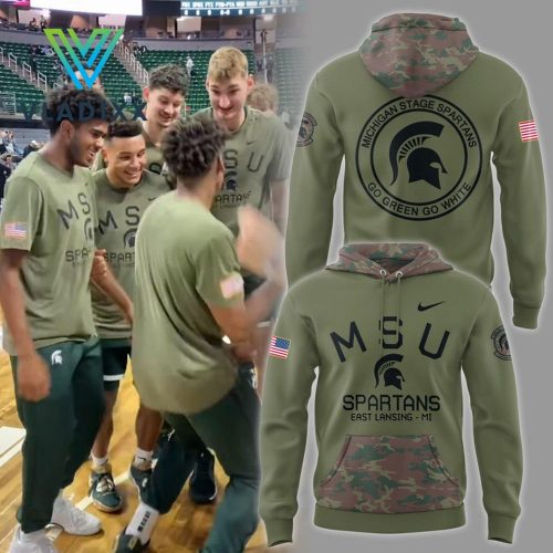 Michigan State Spartan NCAA 2024 Nike Veteran Hoodie, Pants, Cap