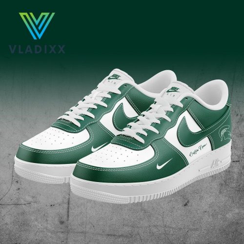 Michigan State Spartans Football Custom Name Nike Air Force 1