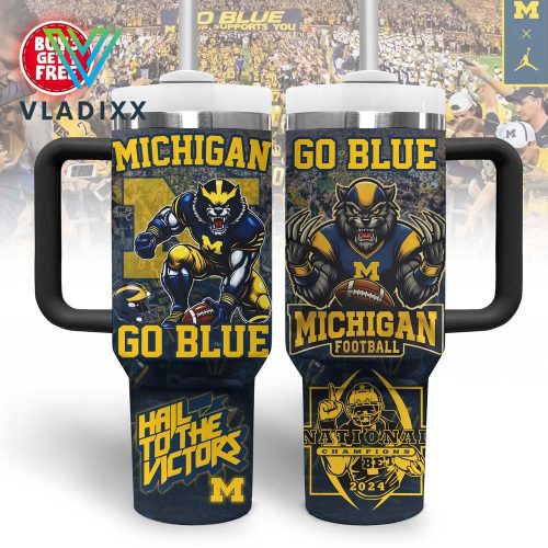 Michigan Wolverines Football Go Blue Stanley Tumbler