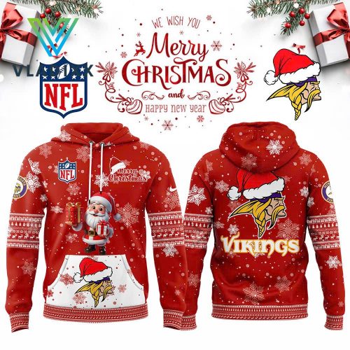 Minnesota Vikings 2024 Merry Christmas Premium Hoodie