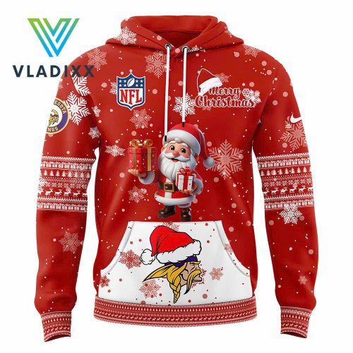 Minnesota Vikings 2024 Merry Christmas Premium Hoodie