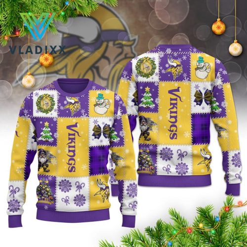 Minnesota Vikings NFL Christmas 2024 Ugly Sweater