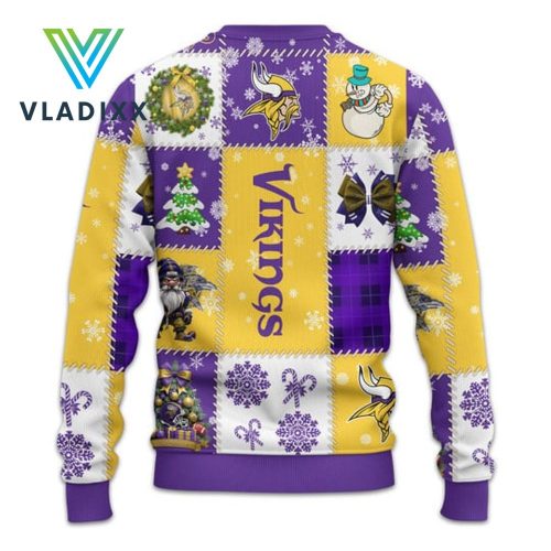 Minnesota Vikings NFL Christmas 2024 Ugly Sweater