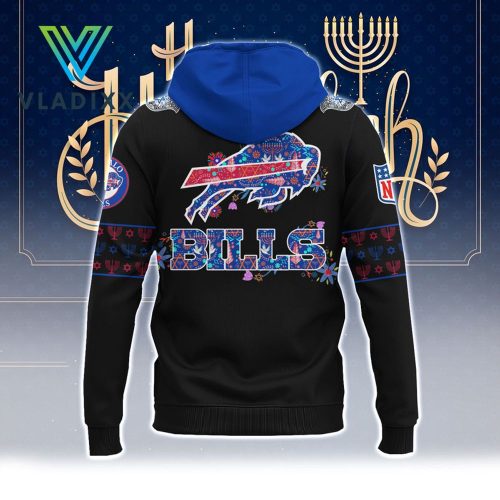 NFL Buffalo Bills Happy Hanukkah Holiday Hoodie