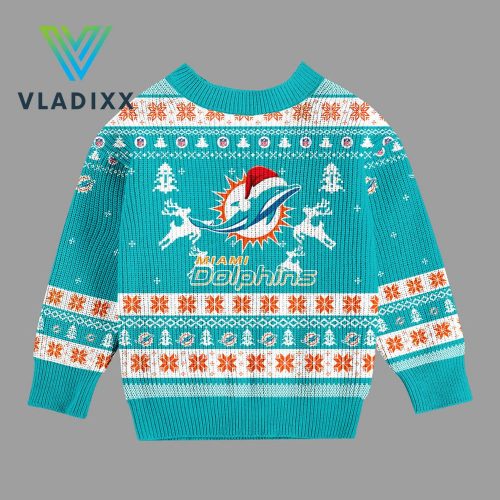 NFL Miami Dolphins 2024 Christmas Ugly Sweater