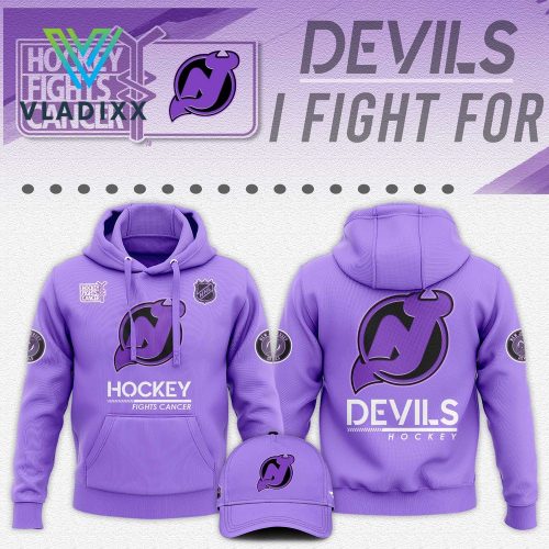 New Jersey Devils “Hockey Fights Cancer” Hoodie, Pants, Cap