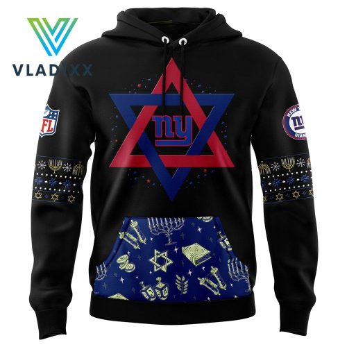 New York Giants 2024 Hanukkah Holiday Hoodie