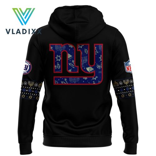 New York Giants 2024 Hanukkah Holiday Hoodie