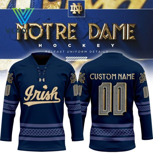 Notre Dame Fighting Irish 2024 Customized Hockey Jersey