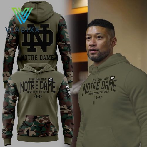 Notre Dame Football Thyme Freedom Hoodie 2024