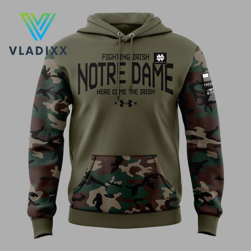 Notre Dame Football Thyme Freedom Hoodie 2024