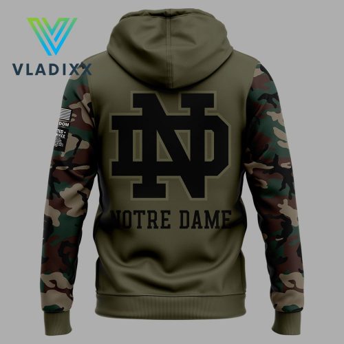 Notre Dame Football Thyme Freedom Hoodie 2024