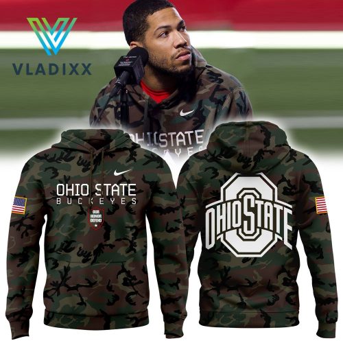 Ohio State Buckeyes Football Camo Hoodie, Cap 2024