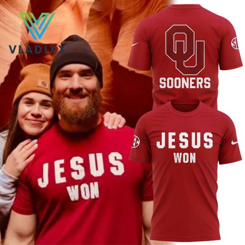 Oklahoma Sooners Football 2024 Jesus Won Shirt