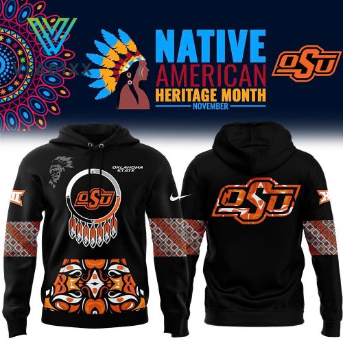 Oklahoma State Cowboys 2024 Native American Heritage Month Hoodie