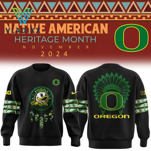 Oregon Ducks 2024 Native American Heritage Month Sweatshirt