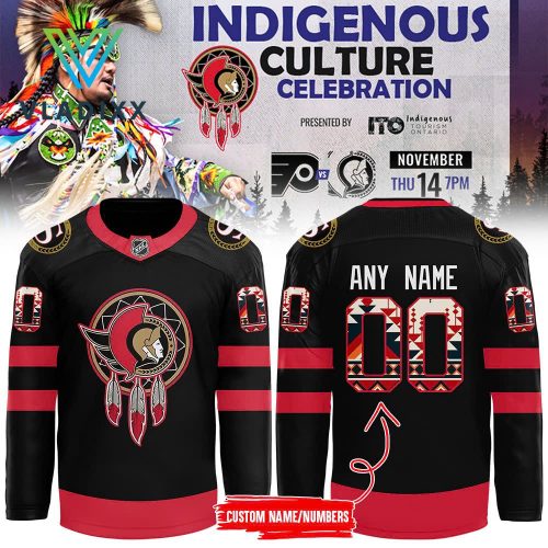 Ottawa Senators 2024 Native American Heritage Month Hockey Jersey