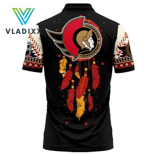 Ottawa Senators 2024 Native American Heritage Month Polo Shirt