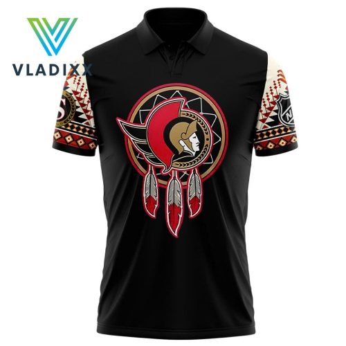 Ottawa Senators 2024 Native American Heritage Month Polo Shirt