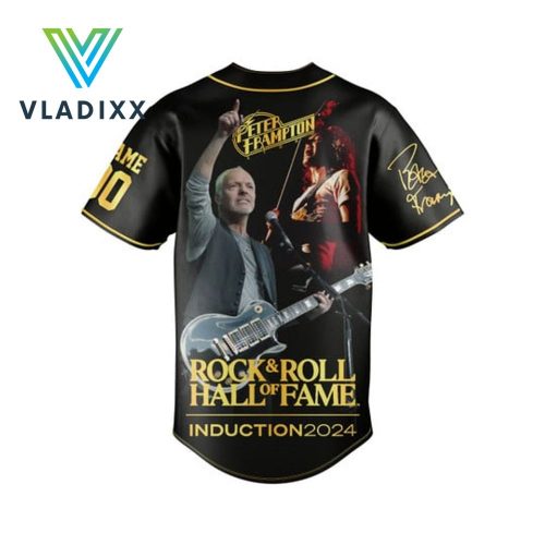 Peter Frampton Rock And Roll Hall Of Fame Customized Baseball Jersey