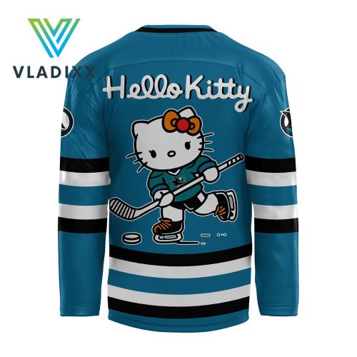 San Jose Sharks x Hello Kitty Hockey Jersey 2024